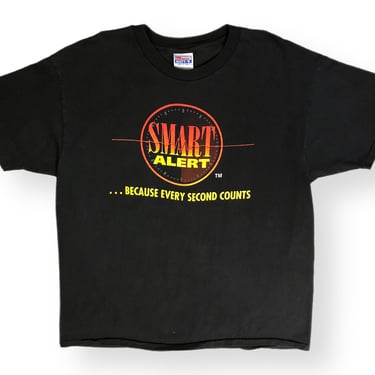 Vintage 90s “Smart Alert” Home Security Promotional Sears Hardware Single Stitch T-Shirt Size XL 