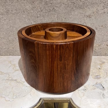 1960s Dansk Teak Ice Bucket Jens Quistgaard Denmark 