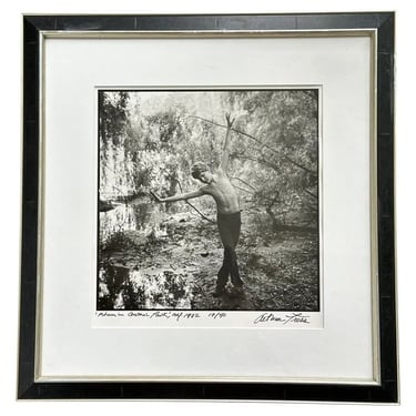 Framed Editioned Vintage Photograph Adam in Central Park New York Arthur Tress