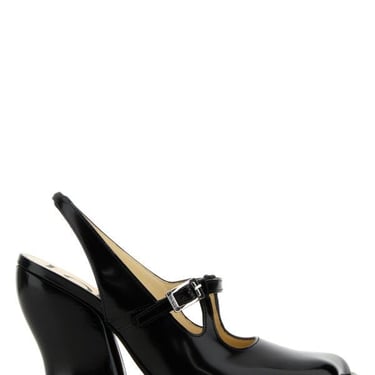 Loewe Women Black Leather Onda Pumps