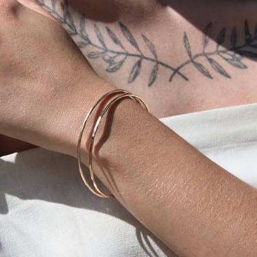 Sun & Selene The Naked Bangles / Available in Gold & Silver
