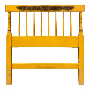 L. Hitchcock Decorated Twin Headboard 