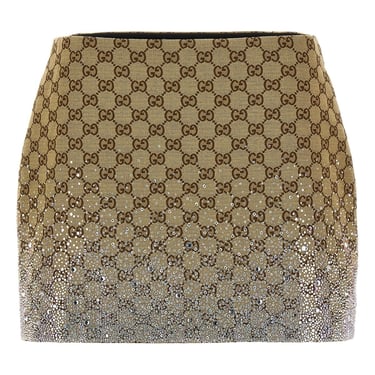 Gucci Women Gg Mini Skirt