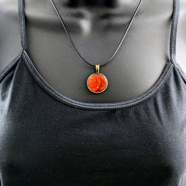 Glowing Red Pendant