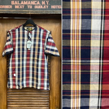 Vintage 1960's Original Madras Plaid Cotton Pullover Ivy League Yale | Vintage on Hollywood | Hollywood - Los Angeles, CA Vintage 1960's Original Madras Plaid Cotton Pullover Ivy League Yale | Vintage on Hollywood | Hollywood - Los Angeles, CA