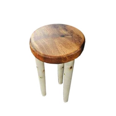 Two-Tone Reclaimed Stool