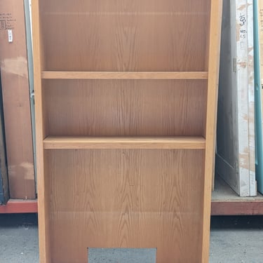 Wooden bookshelf