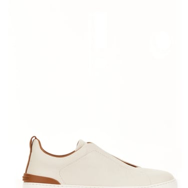 Zegna Men Sneaker Low Top Triple Stitch