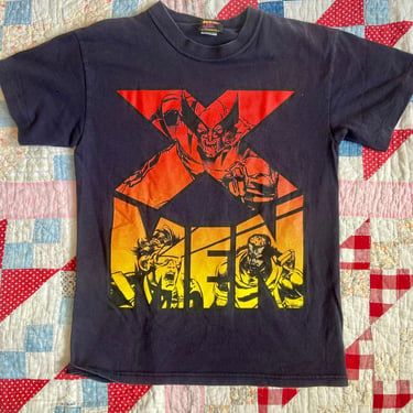Vintage 90s X-men Mutant Gear T Shirt Tee USA made Medium by TimeBa