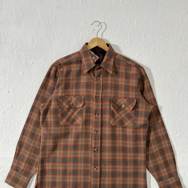 Vintage Brown Wool Flannel Sz. M