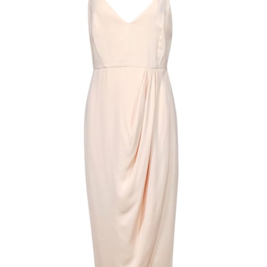 Shona Joy - Cream Sleeveless Wrap-Style Maxi Dress Sz 12