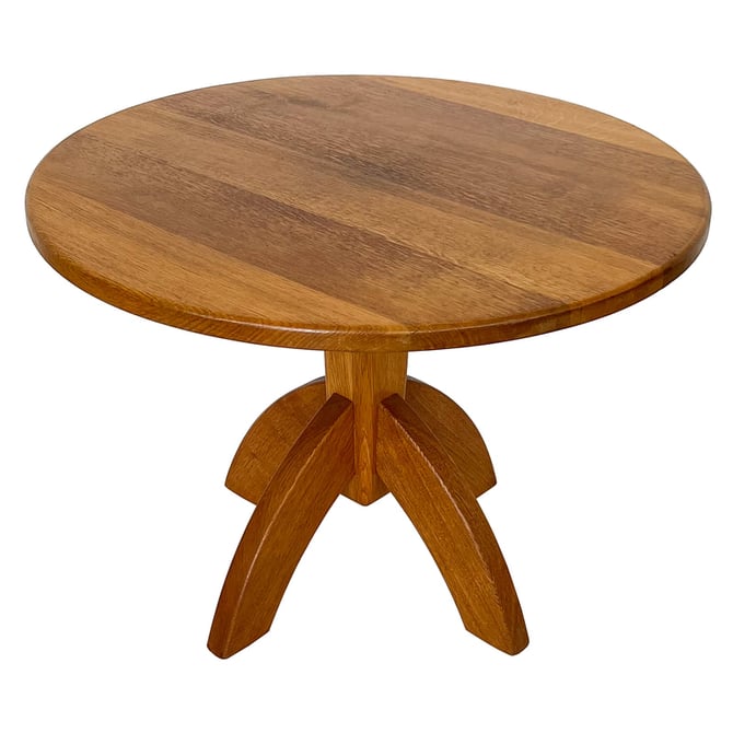 French Solid Oak End / Side Table