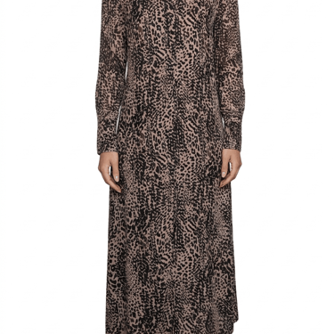 diamante beading for dresses Reiss Women's Long Sleeve Knit Sequin Dress | UK8