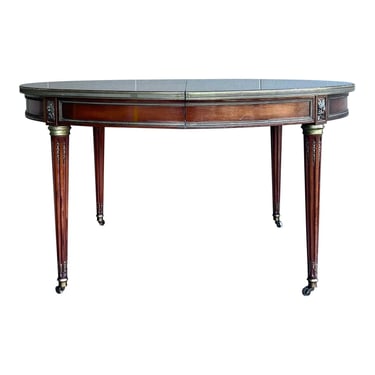 Antique Mahogany French Regency Dining Room Table 