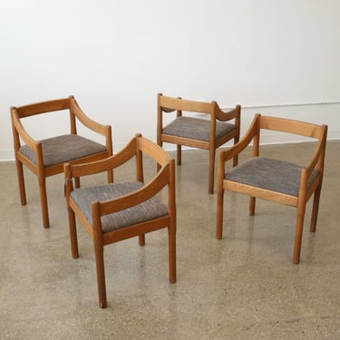 Vico Magistretti “Carimate” Dining Chairs, set of four 