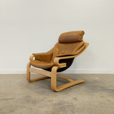 Vintage Danish Mid Century Modern Lounge Chair by Svend Skipper 