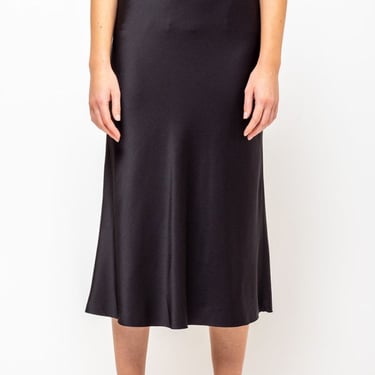 Aquarius Cocktail Blondie Bias Silk Skirt - Black