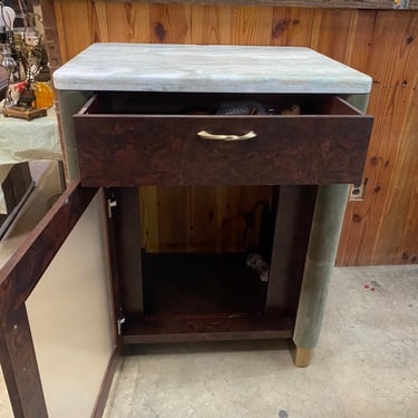 Montague Storage Cabinet with Marble Top