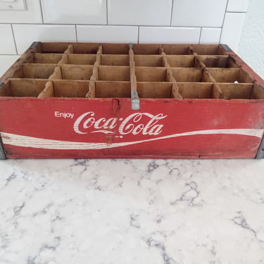 Vintage 24 Slot Coca Cola Bottle Tray Denver, Colorado 