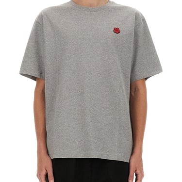 Kenzo Men T-Shirt With Logo Patch