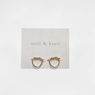 Heart Knot Studs