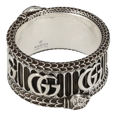 GUCCI- Marmont Sterling Snake Ring, Gucci Size-16