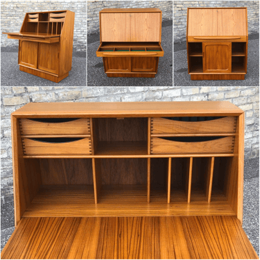 Bernhard Pedersen And Son Teak Desk 