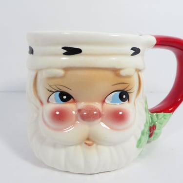 Vintage Santa Claus Face Mug - Santa Claus Face Mug 