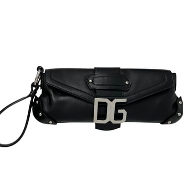 Dolce & Gabbana Black Leather Clutch