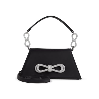 Mach&amp;Mach Samatha Double Bow Satin Shoulder Bag Women