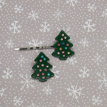 Christmas Tree Hair Clip Holiday Barrette 