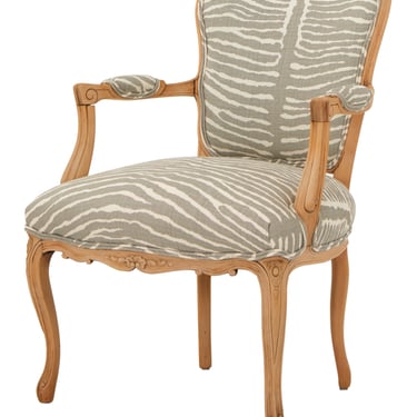 Antique Le Zebre Armchair