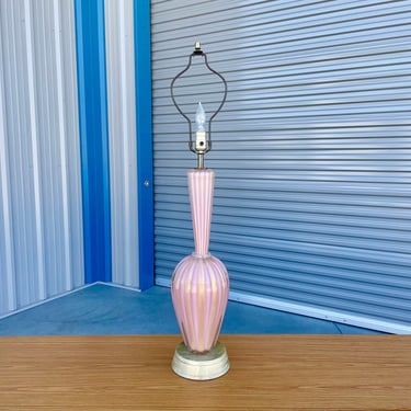 Vintage 1960s Murano Glass Desk Lamp 