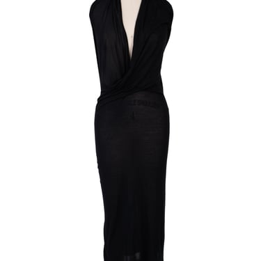 Rick Owens Lilies Jersey Halter Dress