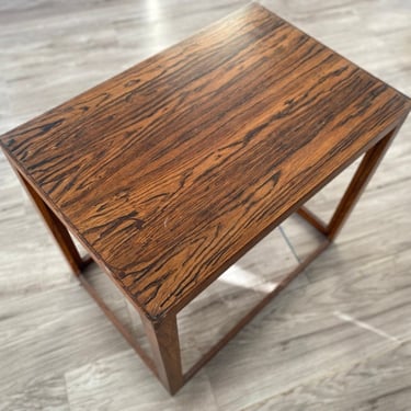 Danish Modern Rosewood Side Table, attributed to Jørgen Bækmark, Denmark circa 1960s 