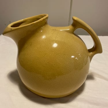 Yellow Vintage Art Deco Pitcher