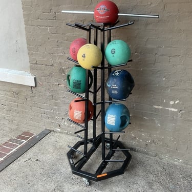 Medicine Balls with Stand