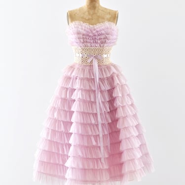 1950s Strapless Party Dress