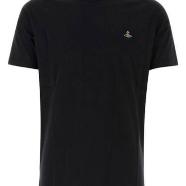 Vivienne Westwood Men Black Cotton T-Shirt