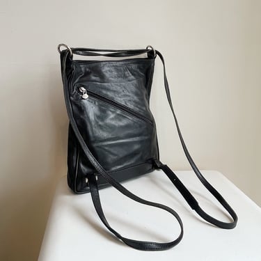 Italian Leather Convertible Backpack