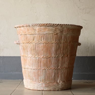 Faux Basket Terracotta Pot