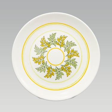 Taylor Smith & Taylor TST Mint Chop Plate | Vintage Ironstone Casual Coupe Shape 