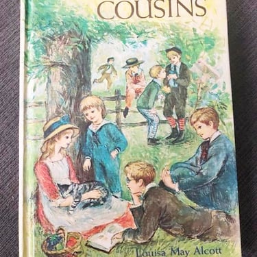 Vintage Louisa May Alcott Eight Cousins Book 1965 Ephemera, Book Collector Antique by LeChalet