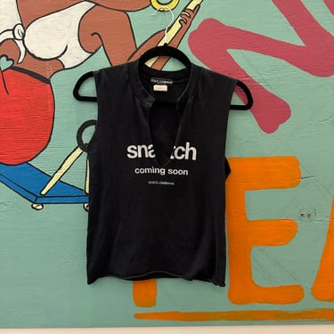NWT Vintage Y2k Dolce & Gabbana Graphic Tank Top – “New