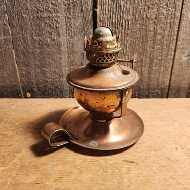 Tiny Copper Oil Lamp