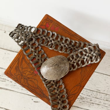 Greek Koralia Crochet Wire Belt