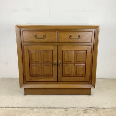 Vintage Walnut Storage Cabinet by United Furniture 