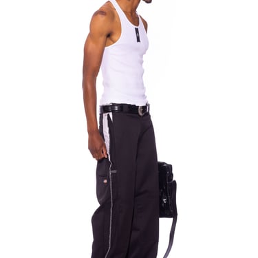 PORTERHOUSE WORKWEAR TROUSERS IN ONYX