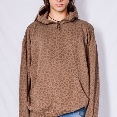 Brown Leopard Hoodie