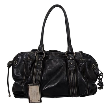 バッグ archive D&G leather shoulder bag black Dolce & Gabbana Black Logo Shoulder Bag – Treasures of NYC